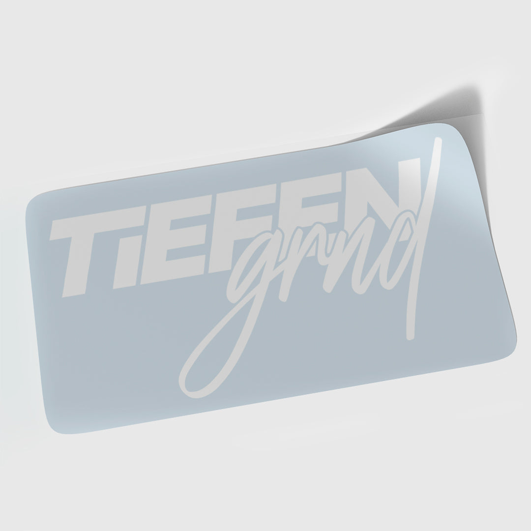 TiefenGrnd Sticker Weiss